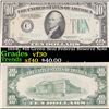 Image 1 : 1934C $10 Green Seal Federal Reserve Note Grades vf++