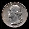 Image 2 : 1932-p Washington Quarter 25c Grades Choice AU/BU Slider