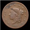 Image 2 : 1837 Head of 38 Coronet Head Large Cent 1c Grades f+