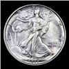 Image 2 : 1917-p Walking Liberty Half Dollar 50c Graded ms64 By SEGS
