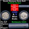 Image 1 : Buffalo Nickel Shotgun Roll in Old Bank Style 'Bell Telephone'  Wrapper 1923 & d Mint Ends