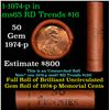 Image 1 : Shotgun Lincoln 1c roll, 1974-p 50 pcs Standard Johnson Wrapper