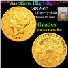***Auction Highlight*** 1882-cc Gold Liberty Double Eagle $20 Graded au55 details By SEGS (fc)
