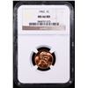 Image 2 : NGC 1962-p Lincoln Cent 1c Graded ms66 rd By NGC