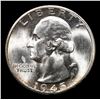 Image 2 : 1945-s Washington Quarter 25c Grades GEM+ Unc