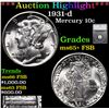 Image 1 : ***Auction Highlight*** 1931-d Mercury Dime 10c Graded ms65+ FSB By SEGS (fc)