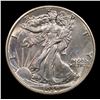 Image 2 : 1939-p Walking Liberty Half Dollar 50c Grades Select Unc