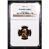 Image 2 : Proof NGC 1957 Lincoln Cent 1c Graded pr66 rd Cam By NGC