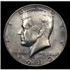 Image 2 : 1982-p Kennedy Half Dollar 50c Grades Choice+ Unc