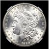 Image 2 : NGC 1890-s Morgan Dollar $1 Graded ms63 By NGC