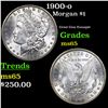 Image 1 : 1900-o Morgan Dollar $1 Grades GEM Unc