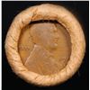 Image 2 : Mixed small cents 1c orig shotgun roll, 1917-d Wheat Cent, 1883 Indian Cent other end, Brinks Wrappe