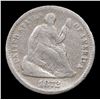 Image 2 : 1872-p Seated Liberty Half Dime 1/2 10c Grades vf+