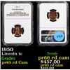 Image 1 : Proof NGC 1950 Lincoln Cent 1c Graded pr65 rd cam By NGC
