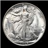 Image 2 : 1938-p Walking Liberty Half Dollar 50c Grades Choice+ Unc