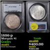 Image 1 : PCGS 1886-p Morgan Dollar $1 Graded ms65 By PCGS