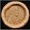 Image 2 : Mixed small cents 1c orig shotgun roll, 1919-s Wheat Cent, 1896 Indian Cent other end, Brinks Wrappe