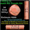 Image 1 : Shotgun Lincoln 1c roll, 1974-p 50 pcs Steel-Strong Wrapper