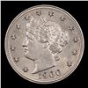 Image 2 : 1900 Liberty Nickel 5c Grades Choice Unc