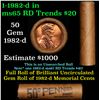 Image 1 : Shotgun Lincoln 1c roll, 1982-d 50 pcs Brandt Wrapper