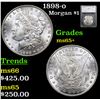 1898-o Morgan Dollar $1 Graded au55 details By SEGS