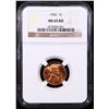 Image 2 : NGC 1945-p Lincoln Cent 1c Graded ms65 rd By NGC