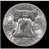 Image 3 : 1949-s Franklin Half Dollar 50c Grades Choice Unc