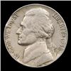 Image 2 : 1958-p Jefferson Nickel Mint Error 5c Grades xf