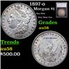 1897-o Morgan Dollar $1 Graded au58 By SEGS