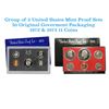 Group of 2 United States Mint Proof Sets 1972-1973 11 coins