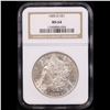 Image 2 : NGC 1885-o Morgan Dollar $1 Graded ms64 By NGC