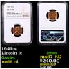 NGC 1941-s Lincoln Cent 1c Graded ms66 rd By NGC