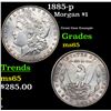 Image 1 : 1885-p Morgan Dollar $1 Grades GEM Unc