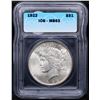 Image 2 : 1922-p Peace Dollar $1 Graded ms63 By ICG