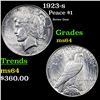 Image 1 : 1923-s Peace Dollar $1 Grades Choice Unc