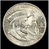 Image 2 : 1924 Huguenot Old Commem Half Dollar 50c Grades Choice+ Unc