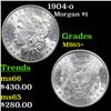 Image 1 : 1904-o Morgan Dollar 1 Grades GEM+ Unc