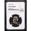Image 2 : Proof NGC 1953 Franklin Half Dollar 50c Graded pr65 cam By NGC