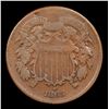 Image 2 : 1865 Two Cent Piece 2c Grades vf++