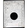 Image 2 : Connecticut Colonial Currency June 1st, 1780 2 Shillings 6 Pence (2s 6p) Fr-CT236 Printed By T. Gree