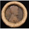 Image 2 : Mixed small cents 1c orig shotgun roll, 1916-s Wheat Cent, 1881 Indian Cent other end, Brinks Wrappe