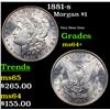 Image 1 : 1881-s Morgan Dollar $1 Grades Choice+ Unc