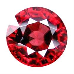 2.41ct Unheated Round 7mmPadparadsha Zircon AAA FLAWLESS (GEM-12357)