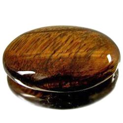 30.15ct Natural Brown Tiger Eye Gemstone (GEM-12098)