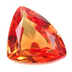 1.48ct Extreme Orange Sapphire Trillaint VVS (GEM-11646)