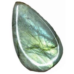 58ct Huge Ravishing Sparkling Cabachon Labradorite Gem (GEM-10840)