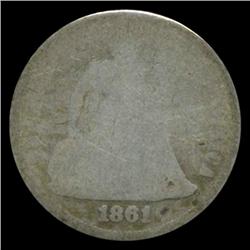 1861 Seated Dime Circulated (COI-4659)