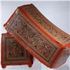 Image 3 : Burmese Red Laquerware Head Rest Box (CLB-043)