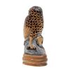 Image 2 : RARE Water Buffalo Horn Scrimshaw Owls  (CLB-372)
