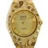 Image 2 : 10K Gold Ladies Geneve Nugget Watch Retail $1350 (WAT-041)
